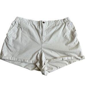 Old Navy Women’s OG Chino Shorts Plus Size 3X High Waist  Versatile Slouchy